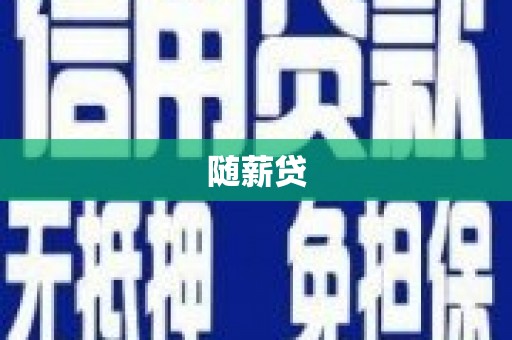商南随薪贷