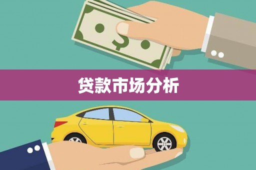 商南贷款市场分析