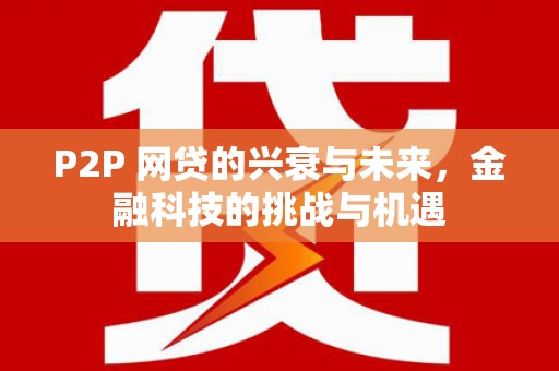 商南P2P 网贷的兴衰与未来，金融科技的挑战与机遇