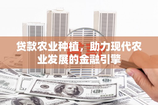 商南贷款农业种植，助力现代农业发展的金融引擎
