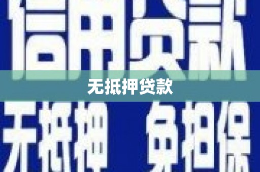商南无抵押贷款