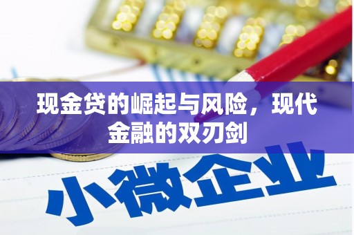 商南现金贷的崛起与风险，现代金融的双刃剑