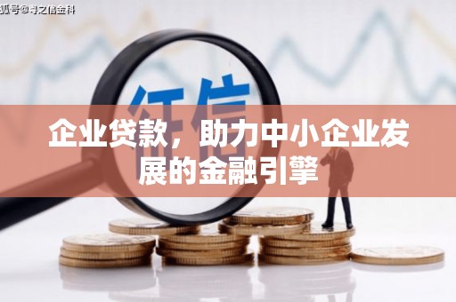 商南企业贷款，助力中小企业发展的金融引擎