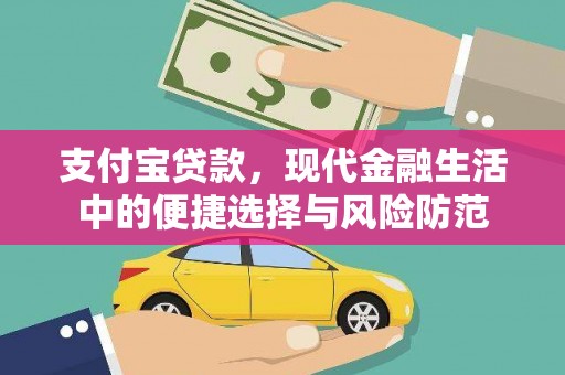 商南支付宝贷款，现代金融生活中的便捷选择与风险防范