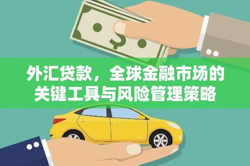 商南外汇贷款，全球金融市场的关键工具与风险管理策略