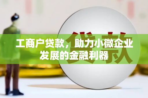 商南工商户贷款，助力小微企业发展的金融利器