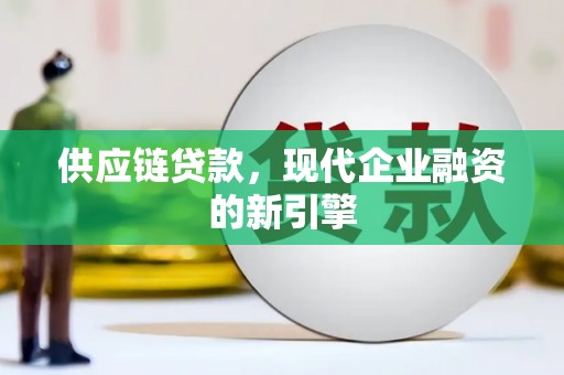 商南供应链贷款，现代企业融资的新引擎
