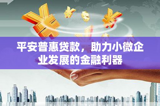 商南平安普惠贷款，助力小微企业发展的金融利器