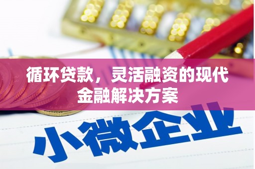 商南循环贷款，灵活融资的现代金融解决方案
