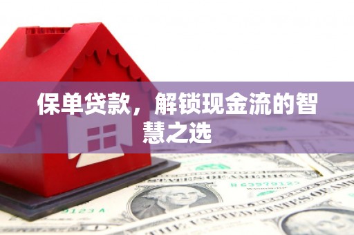 商南保单贷款，解锁现金流的智慧之选