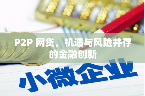 商南P2P 网贷，机遇与风险并存的金融创新